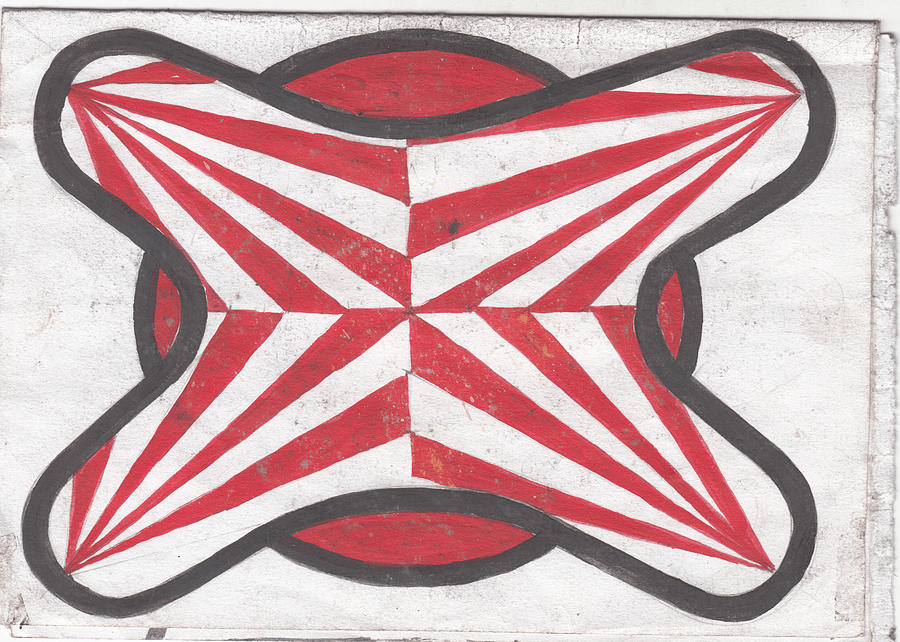 Hand drawing tile vintage black line pattern Vector Image