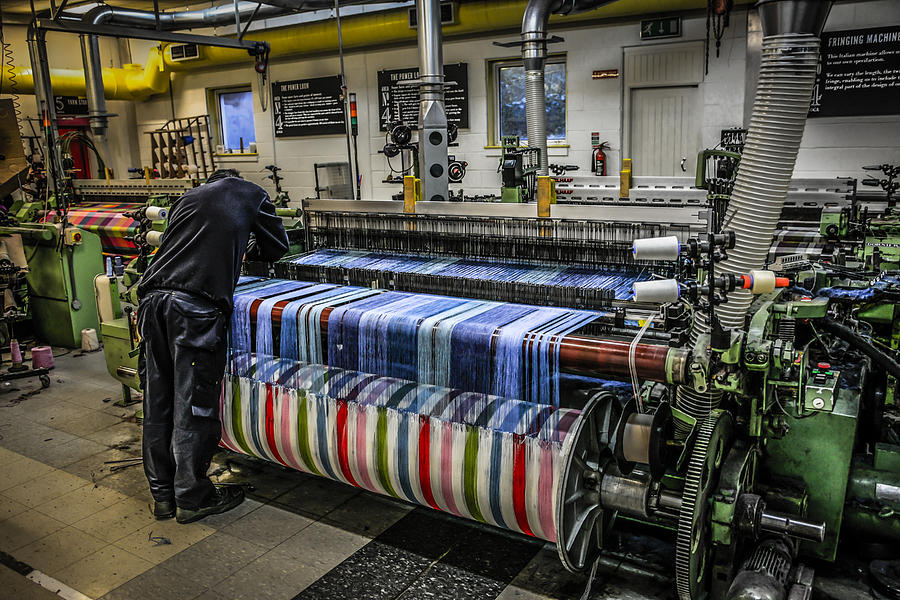 Textile Weaving Photograph by Chris Smith