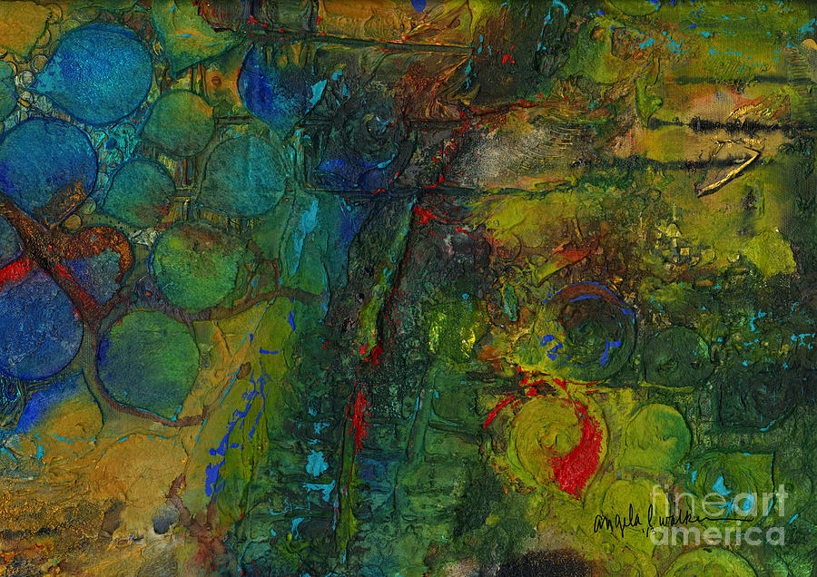 Textural Fortitude Painting by Angela L Walker