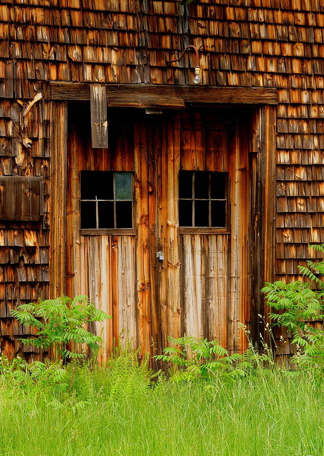 Textured Barn Doors Photograph by Caroline Stella