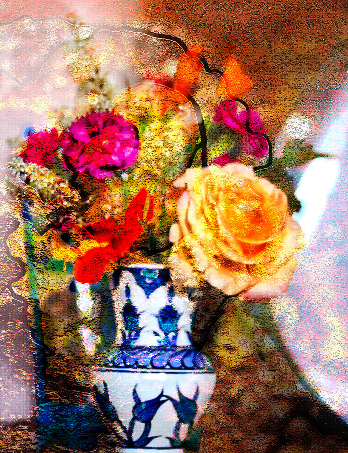 Textured Bouquet Photograph by Marie Jamieson