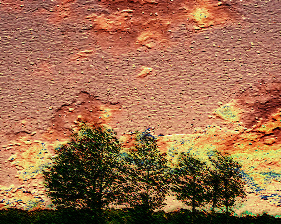 Abstract Photograph - Textured Sky by Robert St Clair
