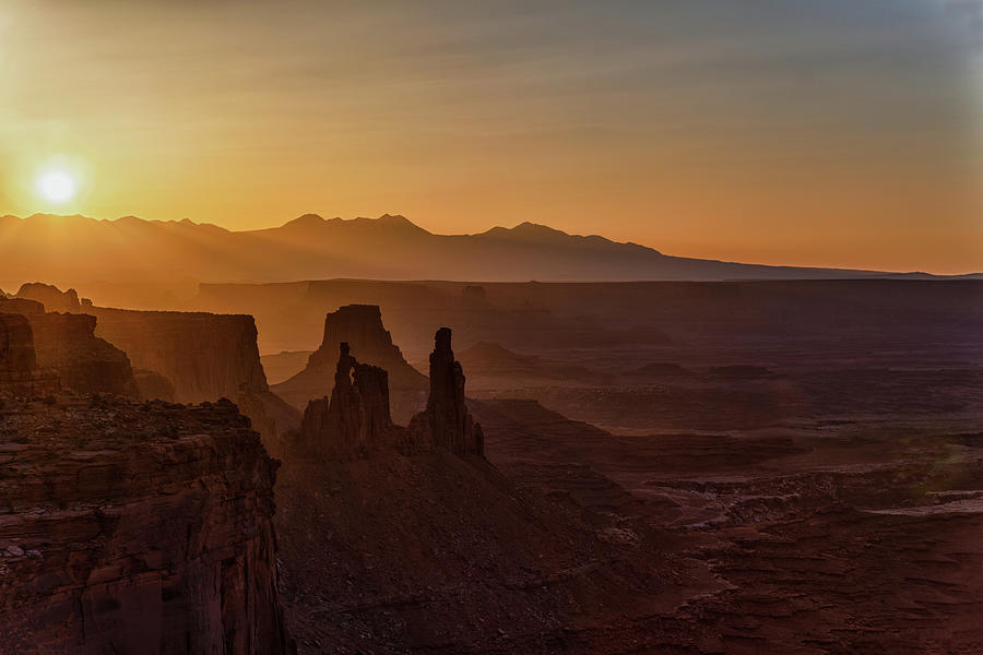 Textures Of A Canyonlands Sunrise Photograph by Hansrico Photography