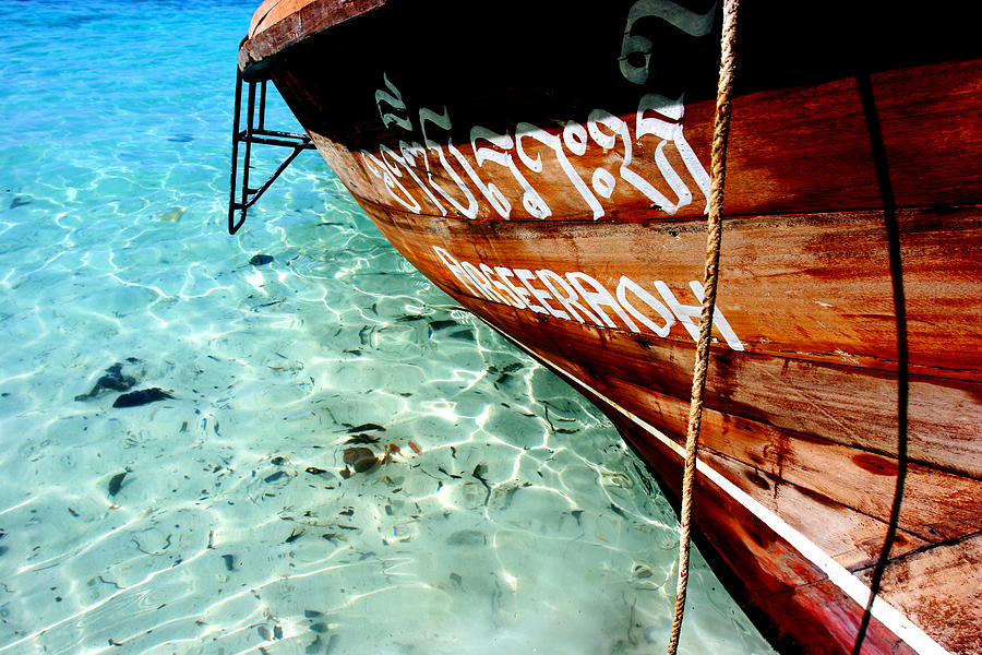 Thai Beach Boat  Photograph by Emilio Lopez