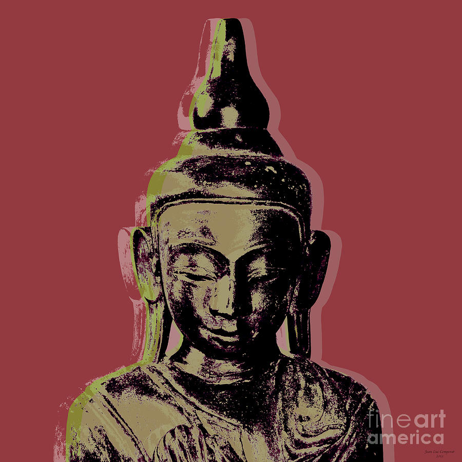 Thai Buddha #1 Digital Art by Jean luc Comperat