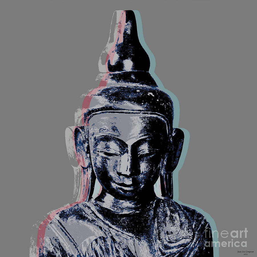 Thai Buddha #2 Digital Art by Jean luc Comperat