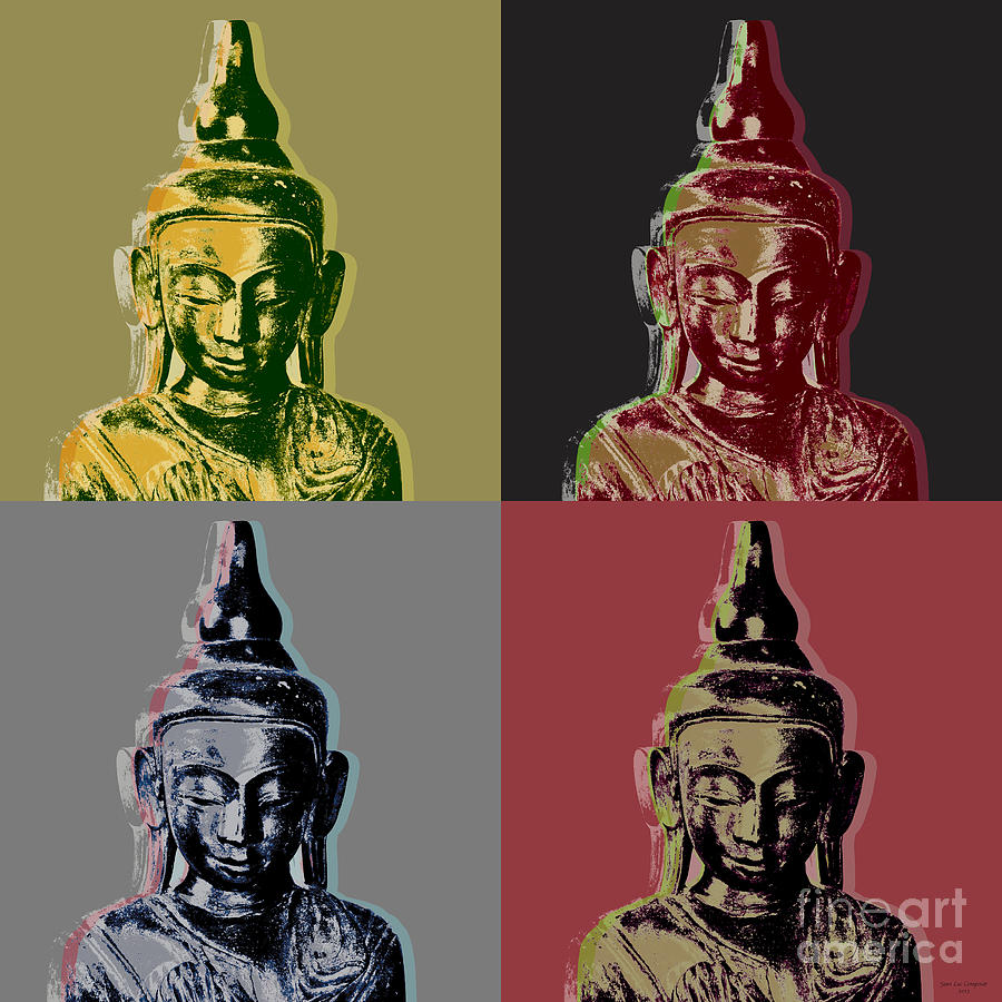 Thai Buddha Digital Art by Jean luc Comperat
