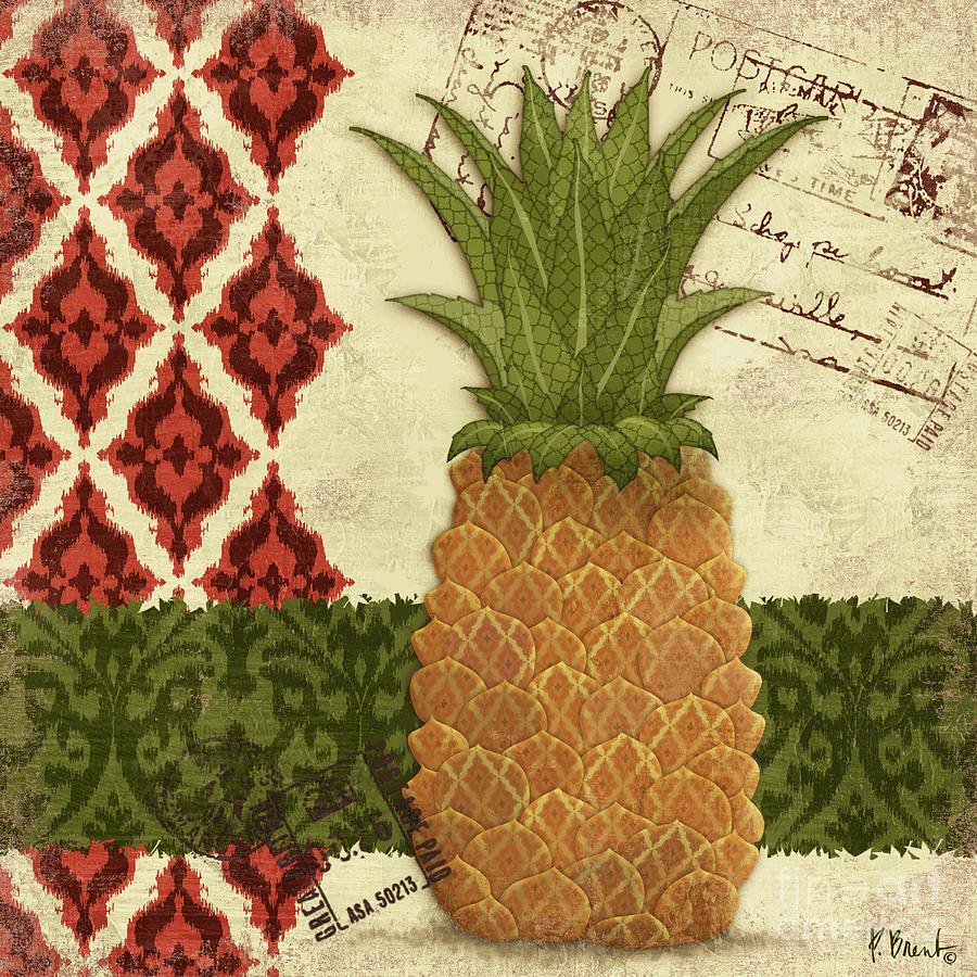 Pineapple Painting - Thai Pineapple I by Paul Brent