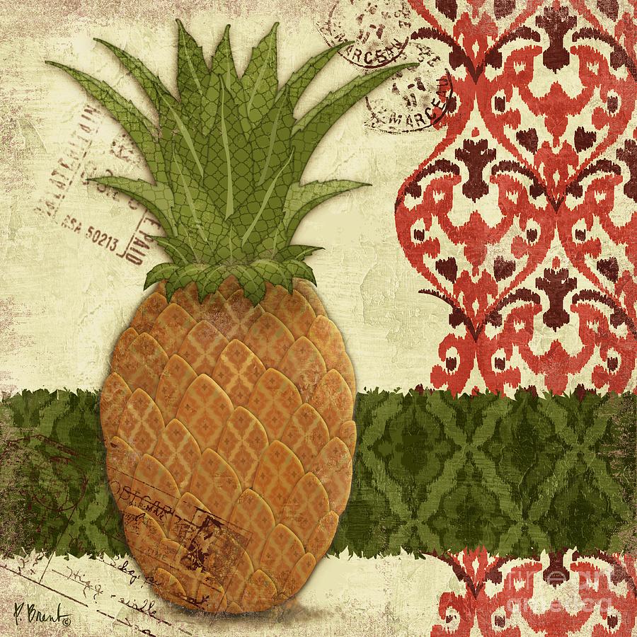 Pineapple Painting - Thai Pineapple II by Paul Brent