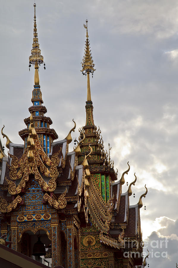 Thai temple Photograph by Dennis Hedberg