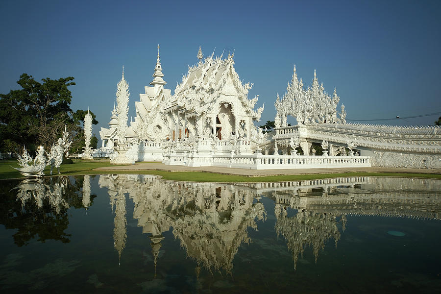 Thailand White Temple Chiang Rai Photograph by Dangdumrong