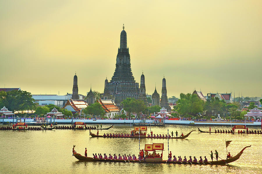 Thailands Royal Barge Procession Photograph by Nanut Bovorn