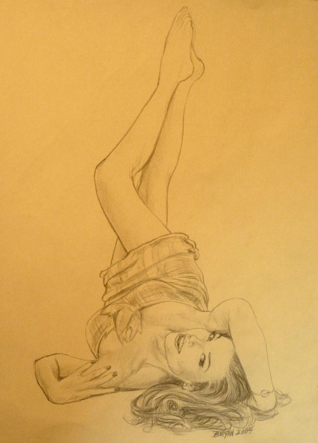 Thalia Sodi Drawing by Bryan Bustard
