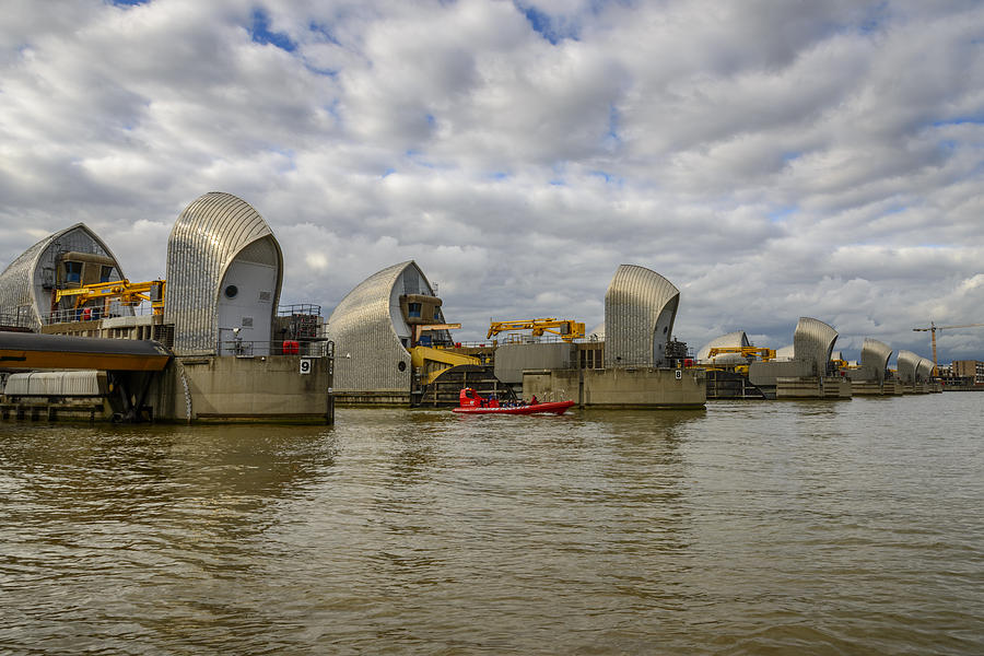 Thames Barrier Photograph by A Souppes - Fine Art America