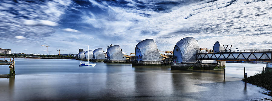 Thames Barrier by Adrian Brockwell Thames Barrier by Adrian Brockwell