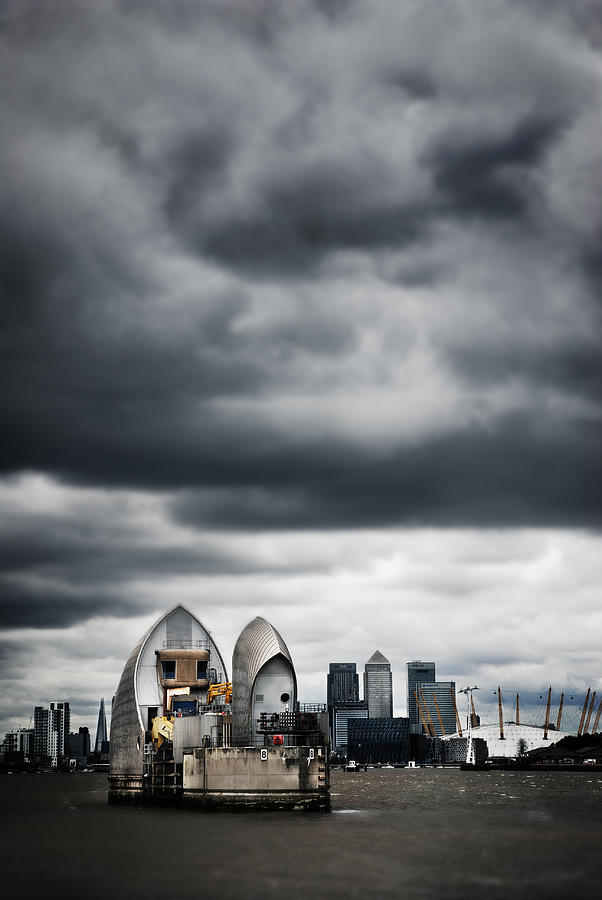 London Photograph - Thames Barrier by Mark Rogan