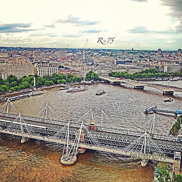 Thames River, London 2011 Photograph by Radiah Alturkomani