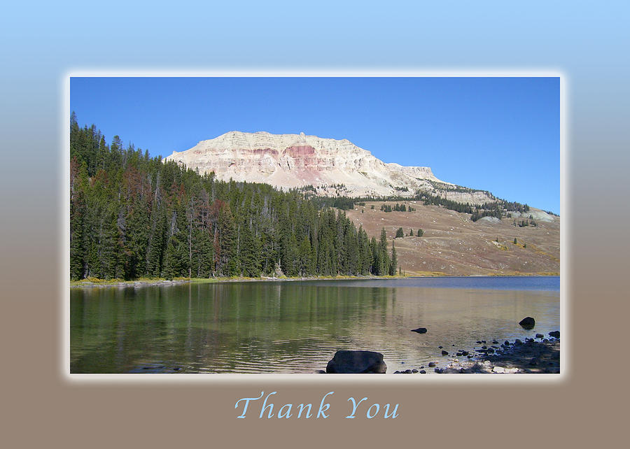 Thank You Card Montana Photograph by Michael Peychich