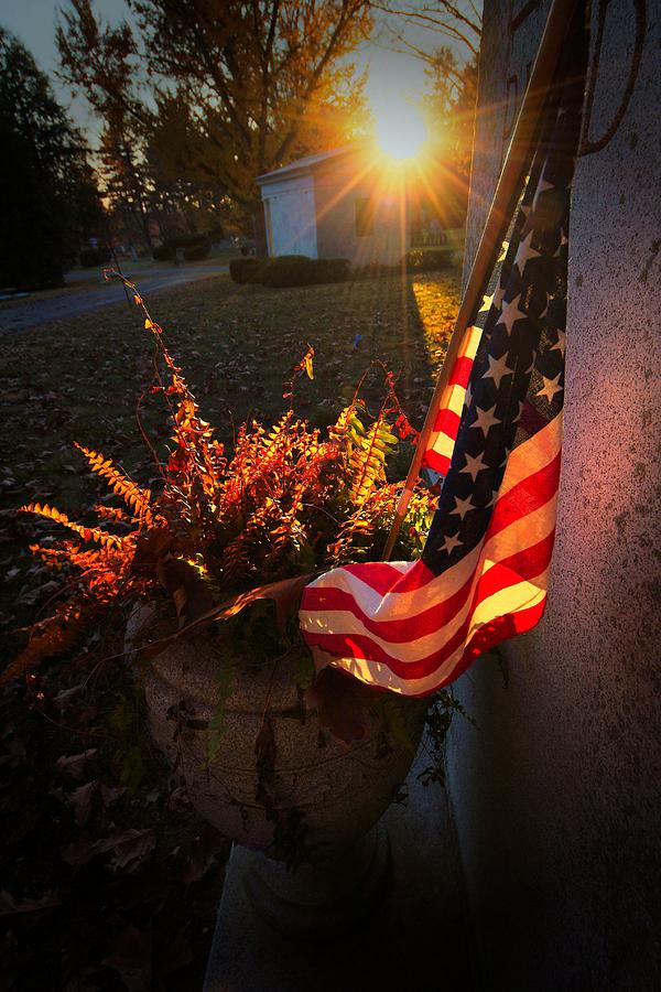 Patriotic Photograph - Thank You For Serving by Robert McCubbin