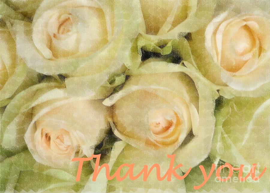 Thank you roses Photograph by Barbie Corbett-Newmin