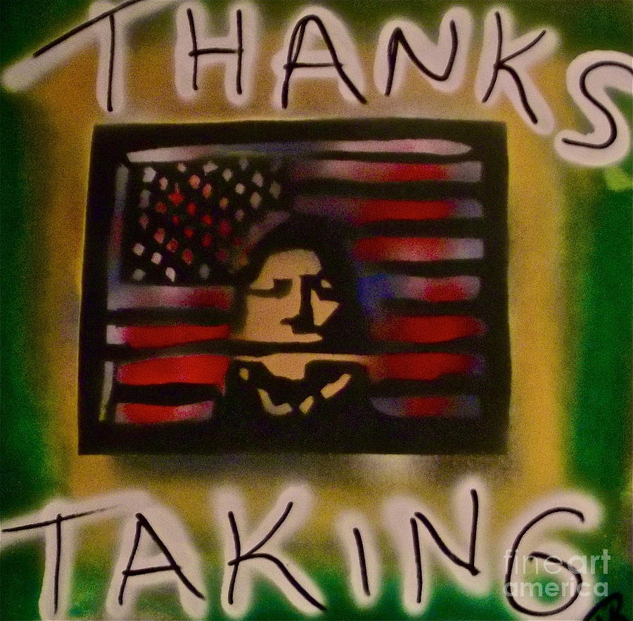 John Lennon Painting - Thanks Taking 1 by Tony B Conscious
