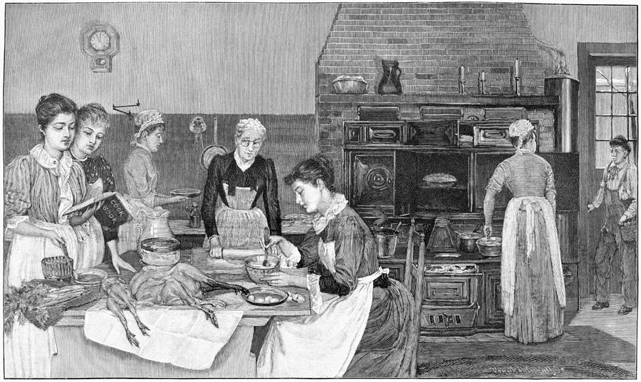 Thanksgiving Painting - Thanksgiving, 1890 by Granger