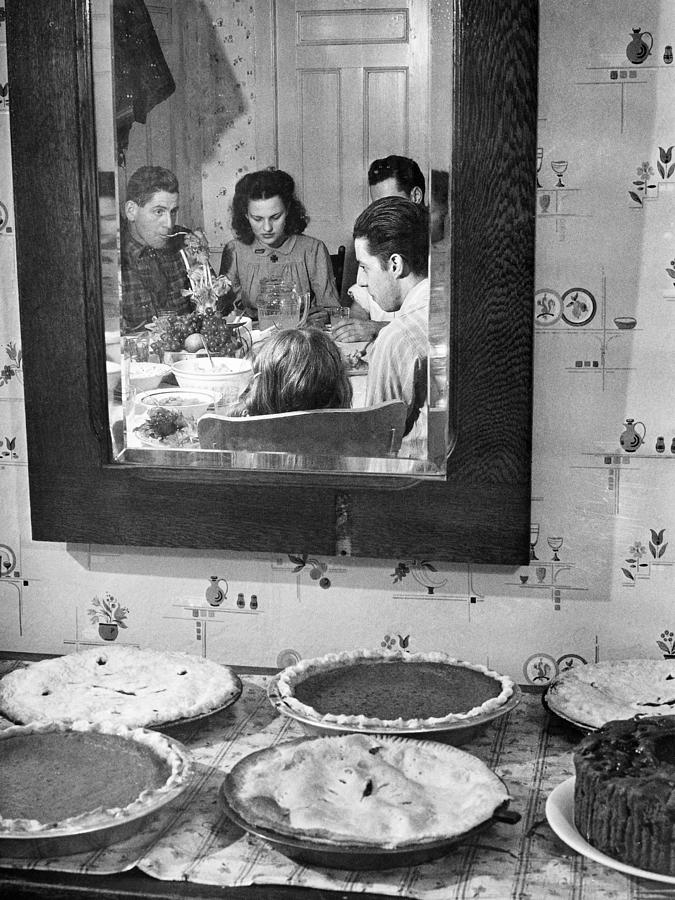 Pumpkin Photograph - Thanksgiving, 1940 by Granger