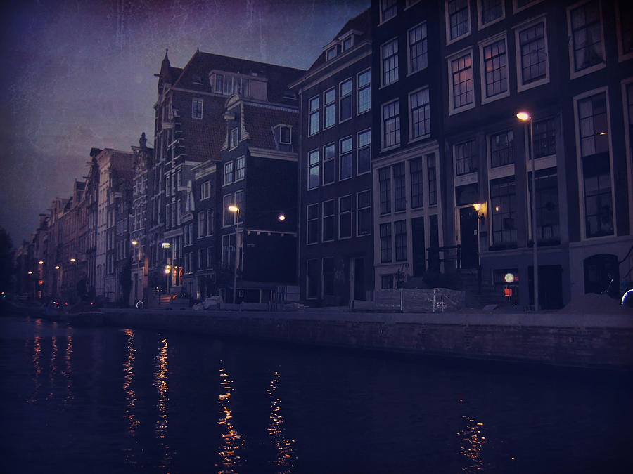 Architecture Photograph - That Evening in Amsterdam by Laurie Search