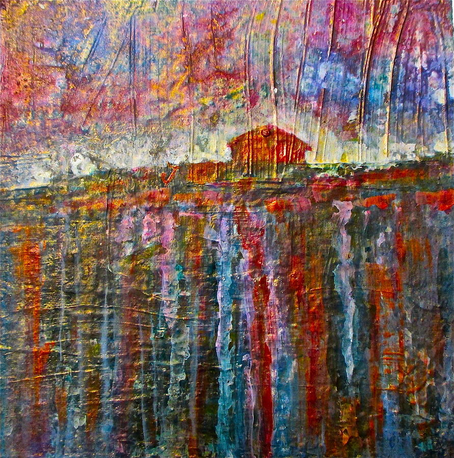 That Little House Just Shines Painting by Janice Nabors Raiteri