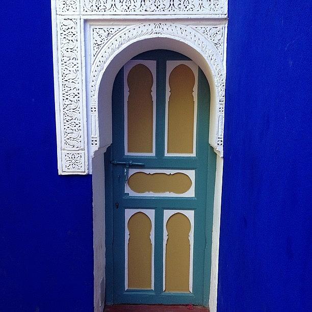 Morocco Photograph - That Paint Though. 😍 #marrakesh by Ashley Millette