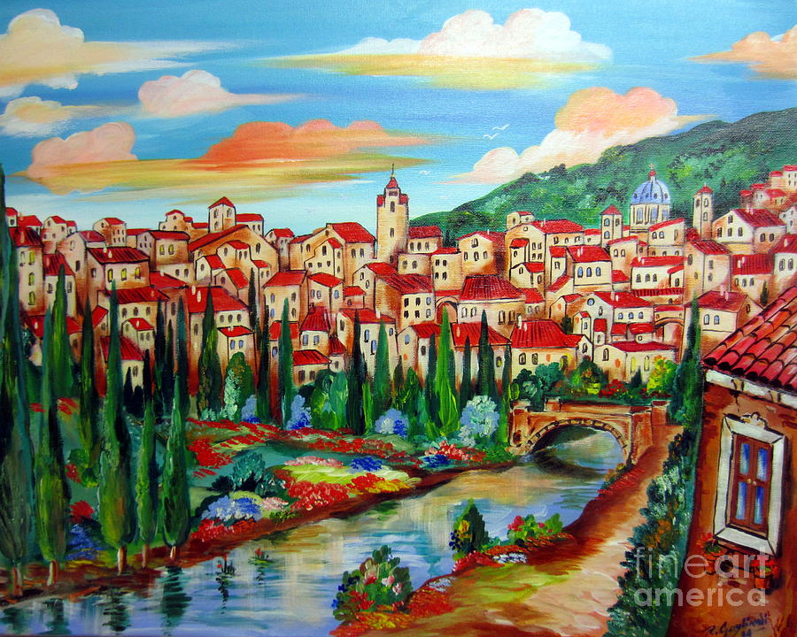 That Village in Chianti Painting by Roberto Gagliardi