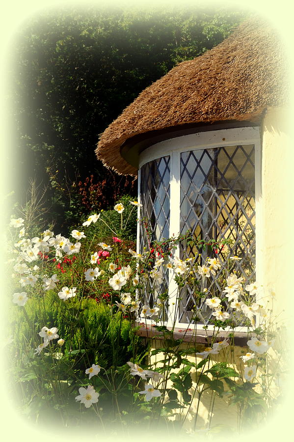 Thatched Cottage Window Photograph by Carla Parris