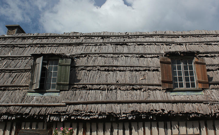 Thatched Roof and Windows Photograph by Mary Bedy