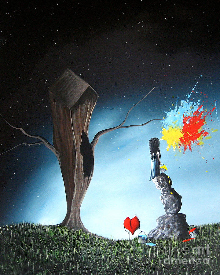 Thats Better by Shawna Erback Painting by Moonlight Art Parlour