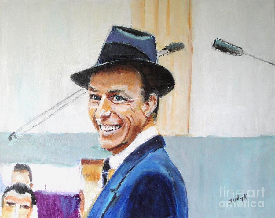 Frank Sinatra Painting - Thats Life by Judy Kay