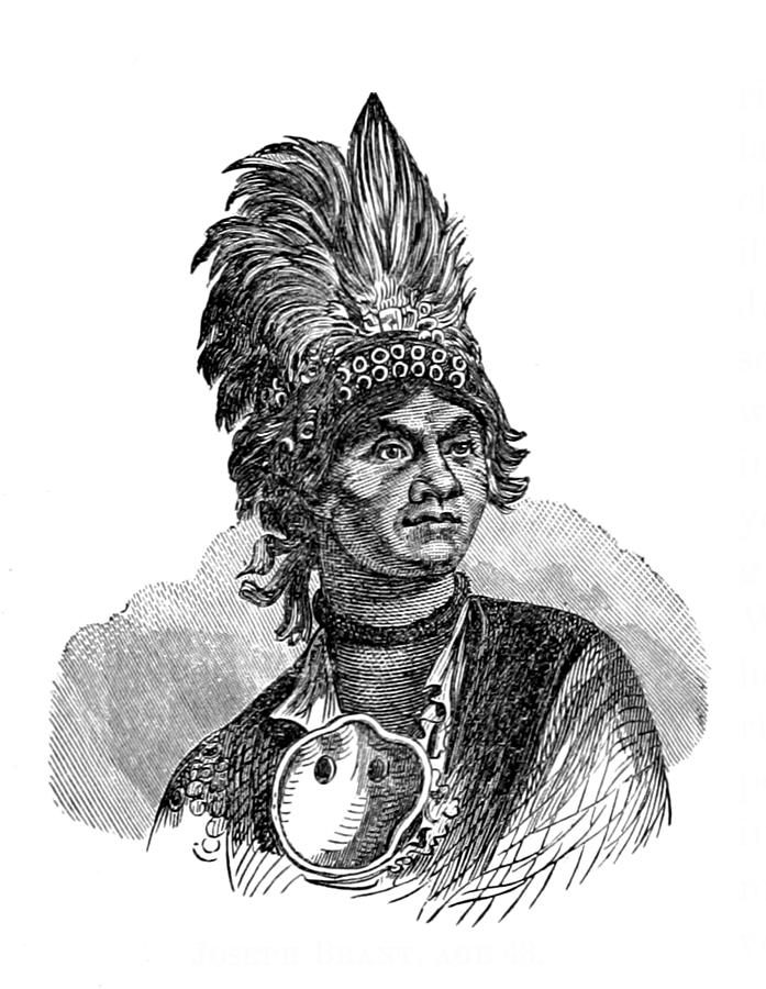 Thayendanegea, Joseph Brant, Mohawk Photograph by British Library