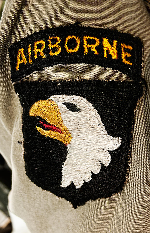 The 101st Airborne Division Emblem Photograph by Weston Westmoreland
