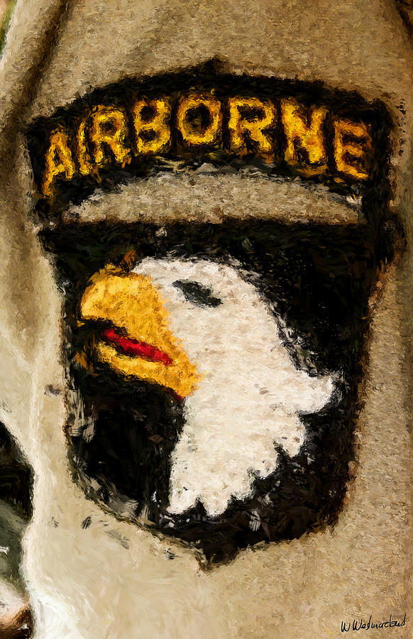 The 101st Airborne Emblem painting Digital Art by Weston Westmoreland