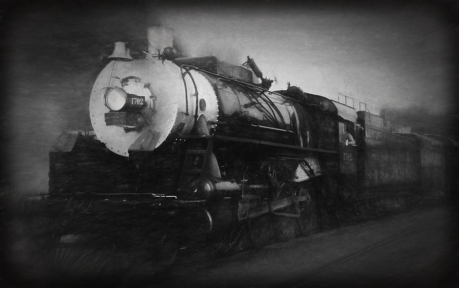 Train Photograph - The 1702 Locomotive by Richard Rizzo