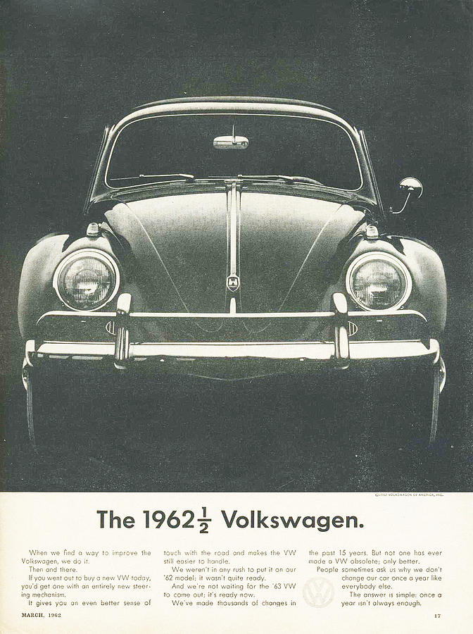 The 1962 Volkswagen Digital Art by Georgia Clare