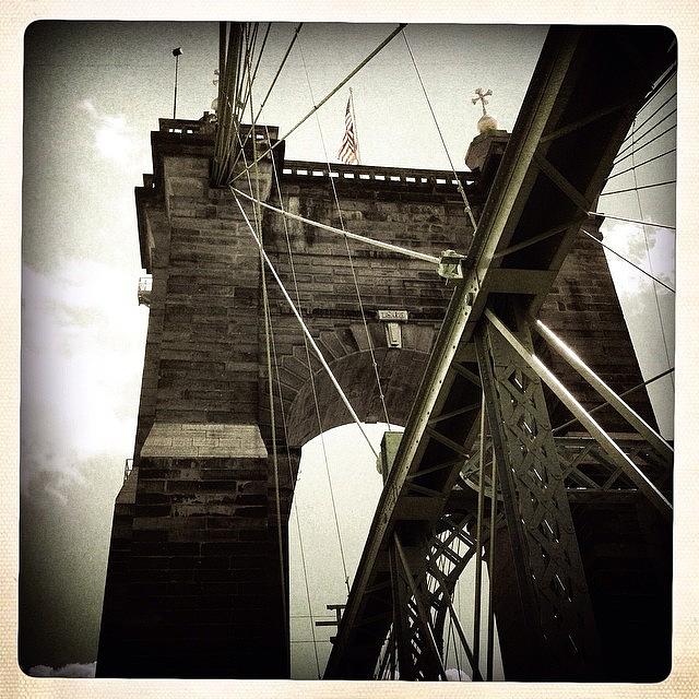 Cincinnati Photograph - The 1st brooklyn Bridge by Natasha Marco
