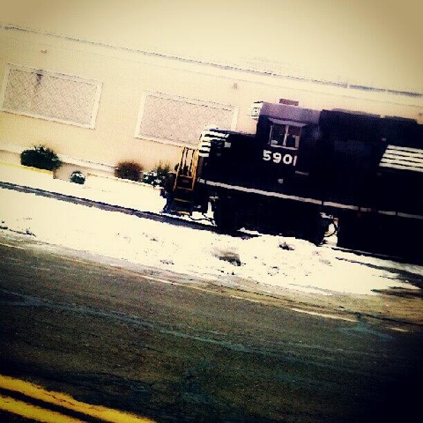 Pittsburgh Photograph - The 5901 Stops For Nothing #trains by Betsy Jones