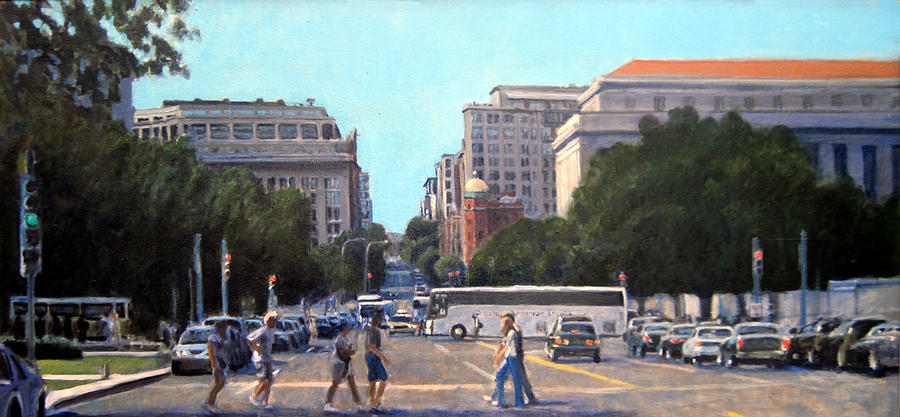 The 7th Street Shuffle Painting by David Zimmerman