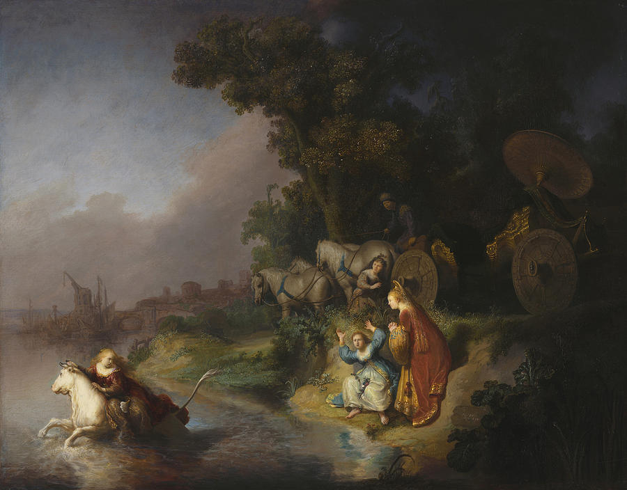Rembrandt Van Rijn Painting - The Abduction Of Europa by Celestial Images