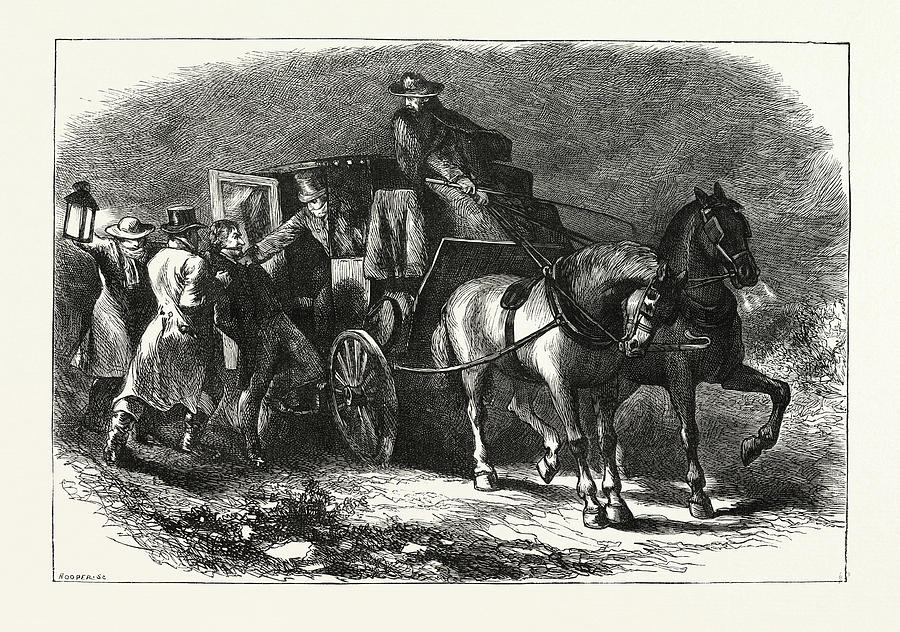 Vintage Drawing - The Abduction Of William Morgan, He Was A Resident by American School