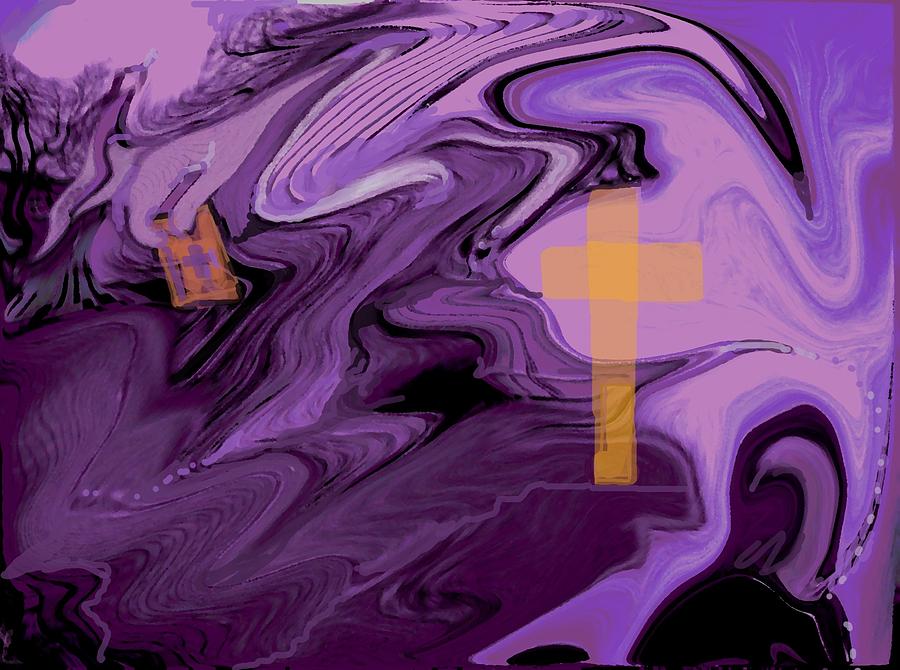 The abstraction of faith Digital Art by Mary Armstrong