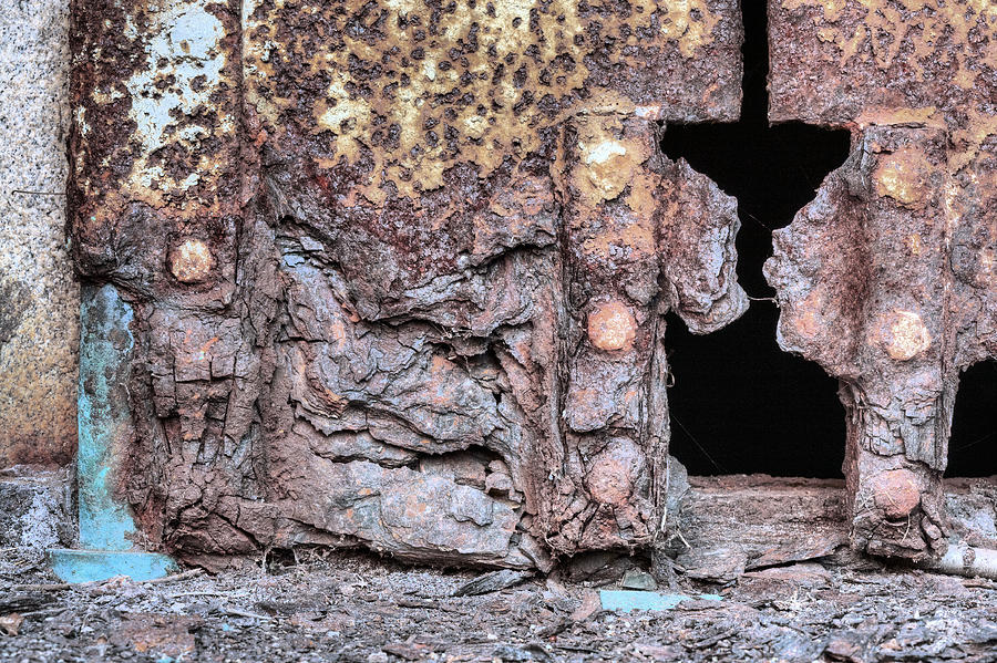 The Abstraction of Rust Photograph by JC Findley