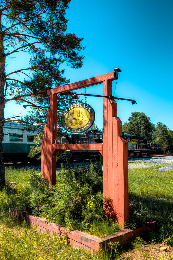 Train Photograph - The Adirondack Scenic Railroad II by David Patterson