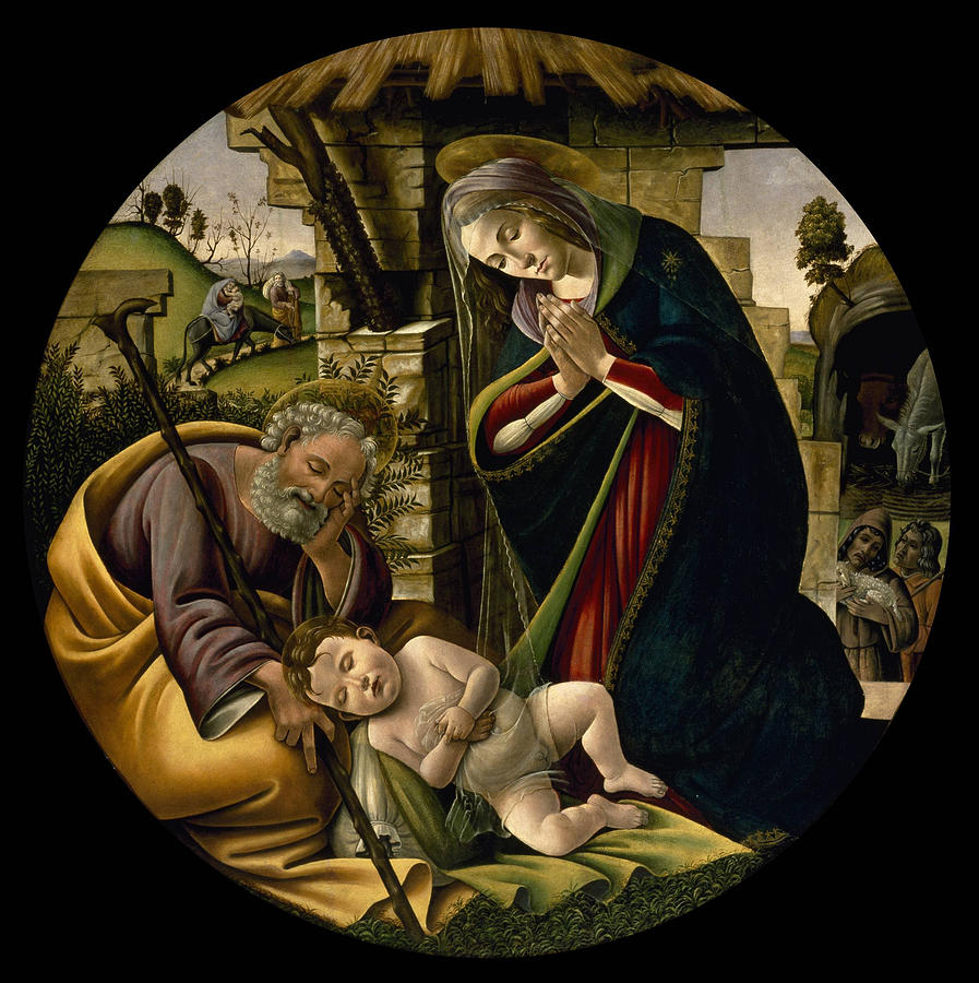 The Adoration of the Christ Child Painting by Sandro Botticelli