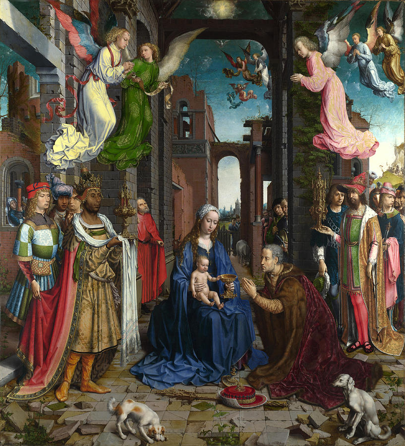 The Adoration of the Kings Painting by Jan Gossaert